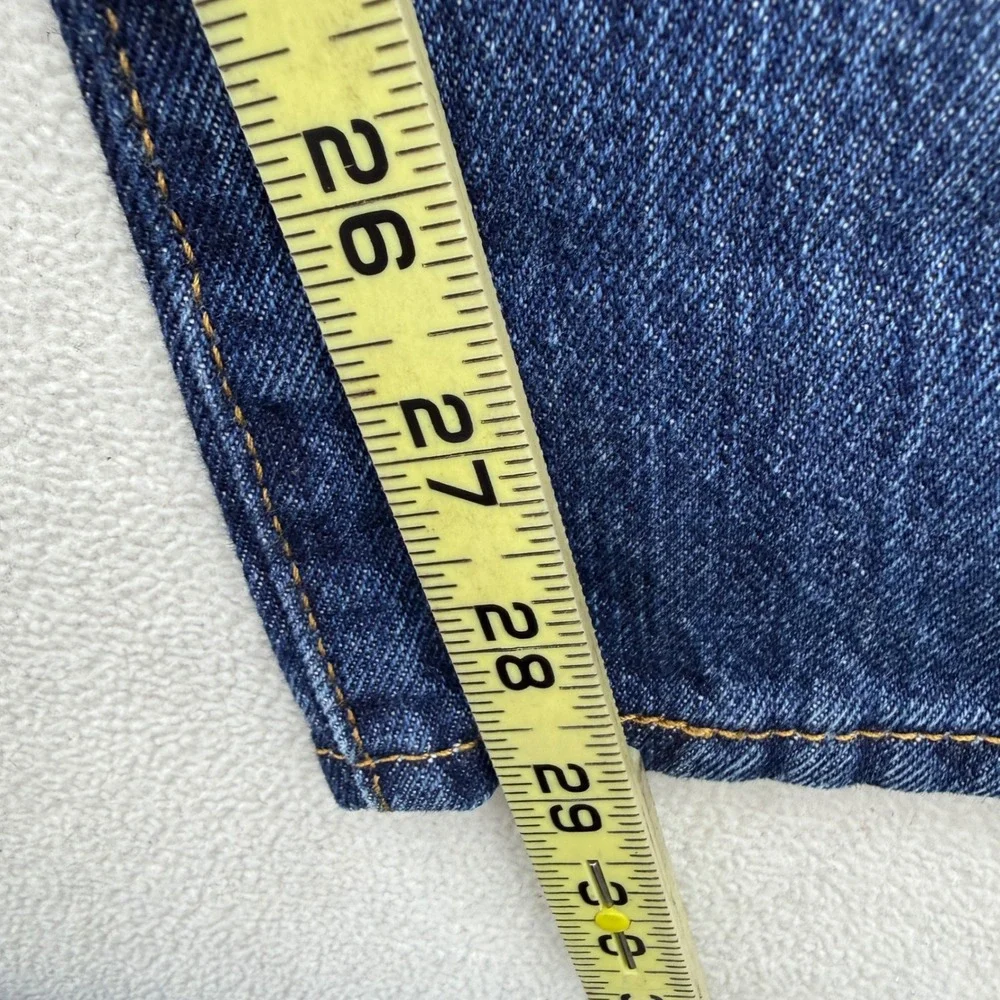 Levi's 501 Original Jeans Mens 44x30 Blue Straight Leg Button Fly 00501-0194